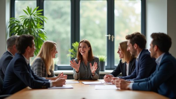 Portrait de groupe professionnel à lyon : transformer l’image d’équipe en atout stratégique